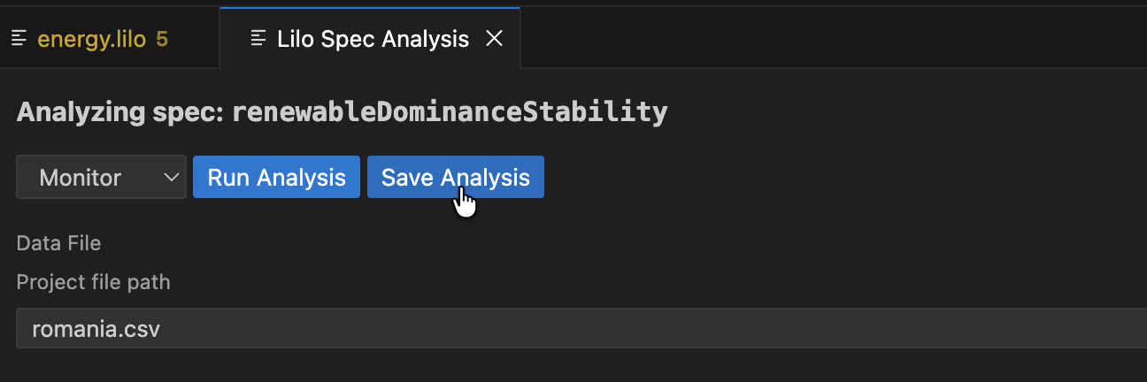 VSCode spec analysis: save