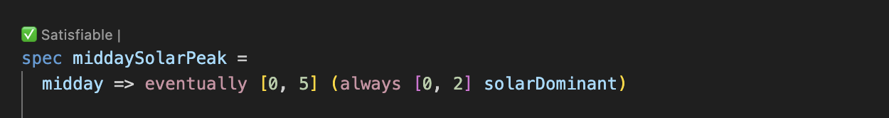 VSCode Code Lens: satisfiability