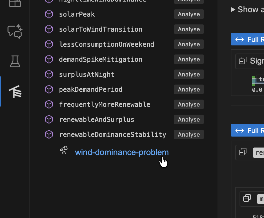 VSCode, save spec analyses